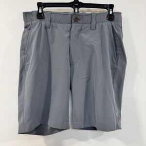 Bald Head Blues Golf Shorts 30” Gray Athletic Stretch 8.5” Inseam Flat Front